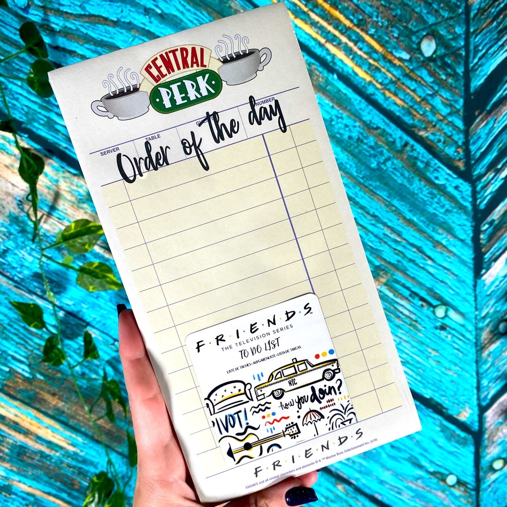 Friends TV Show Central Perk " To Do " List